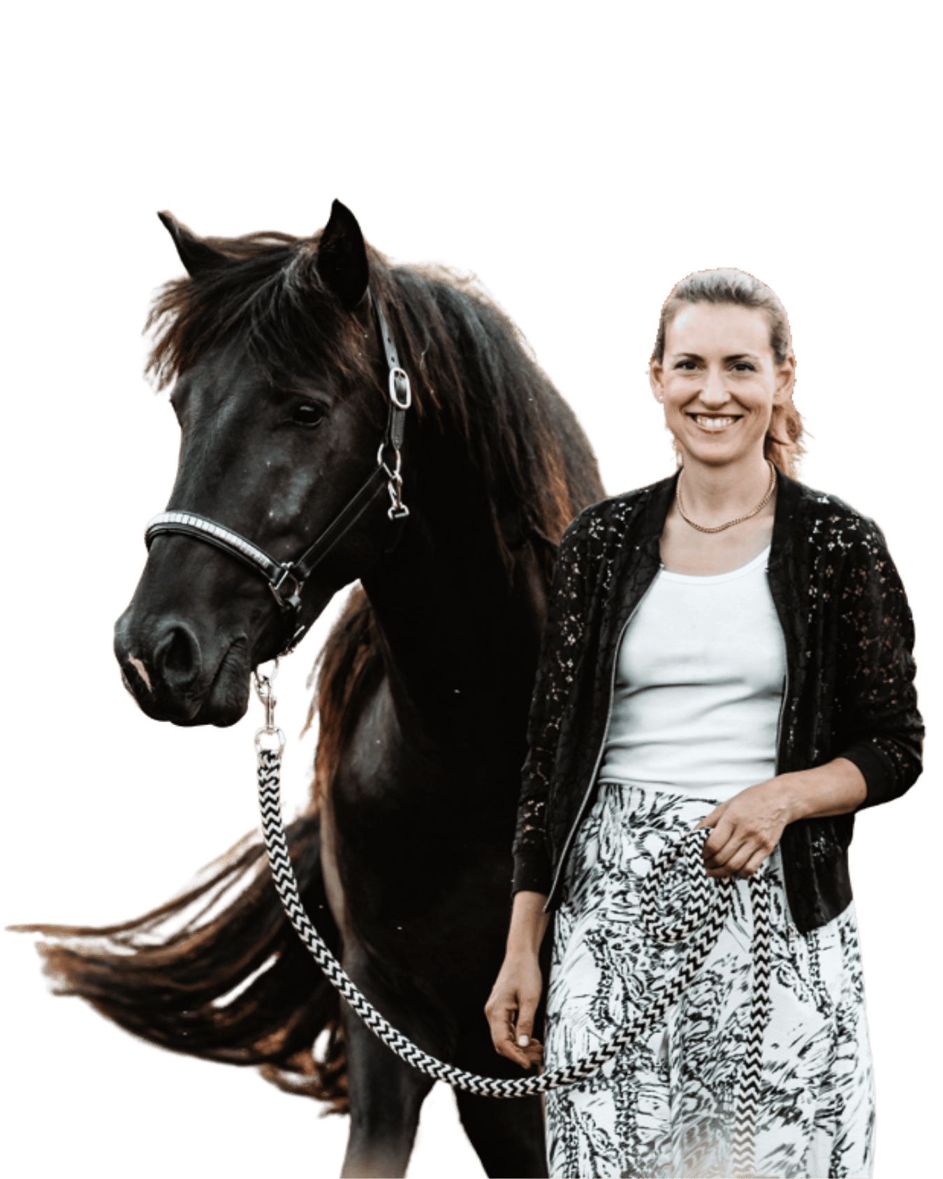 Petra mit Pferd
